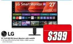 The Good Guys LG Smart Monitor with webOS offer