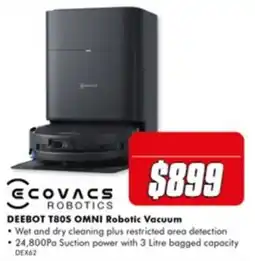 The Good Guys Ecovacs Robotics DEEBOT T80S OMNI Robotic Vacuum offer