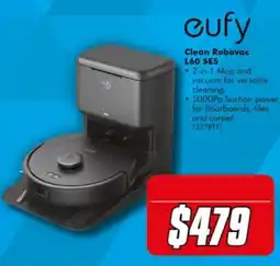 The Good Guys eufy Clean Robovac L60 SES offer