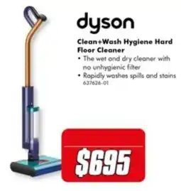 The Good Guys Dyson Clean+Wash Hygiene Hard Floor Cleaner offer