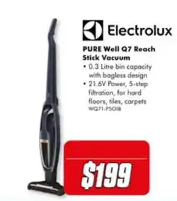 The Good Guys Electrolux PURE Well Q7 Reach Stick Vacuum offer