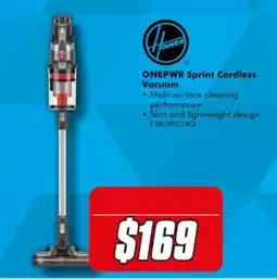 The Good Guys Hoover ONEPWR Sprint Cordless Vacuum offer