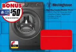 The Good Guys Westinghouse 9kg-5kg Combo Washer Dryer offer