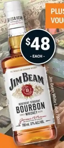 Super Cellars Jim Beam White Label offer