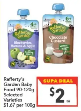 Rafferty's Garden Baby Food
