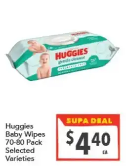 Supa Valu Huggies Baby Wipes offer
