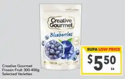 Supa Valu Creative Gourmet Frozen Fruit offer