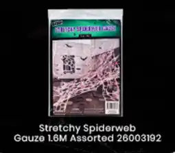 Toymate Stretchy Spiderweb Gauze 1.6M Assorted offer