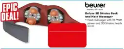 The Good Guys beurer Deluxe 3D Shiatsu Back and Neck Massager offer