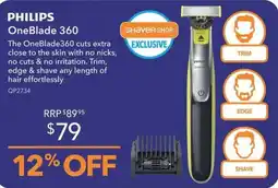 Shaver Shop Philips OneBlade 360 offer