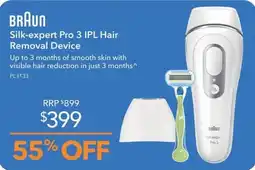 Shaver Shop Braun Silk-expert Pro 3 IPL Hair Removal Device offer