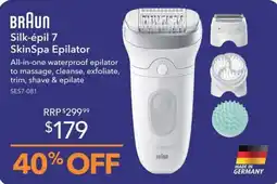 Shaver Shop Braun Silk-epil 7 SkinSpa Epilator offer