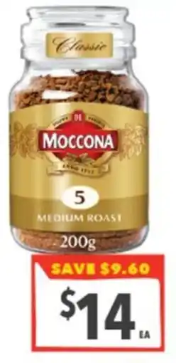 Supa Valu Moccona Classic Medium Roast offer