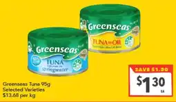 Supa Valu Greenseas Tuna offer