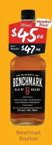 Cellarbrations Benchmark Bourbon offer