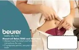The Good Guys beurer Menstrual Relax TENS and Heat Pad offer