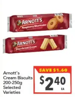 Supa Valu Arnott's Cream Biscuits offer