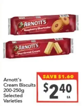 Supa Valu Arnott's Cream Biscuits offer