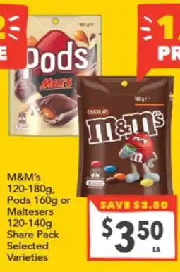 Supa Valu M&M's offer