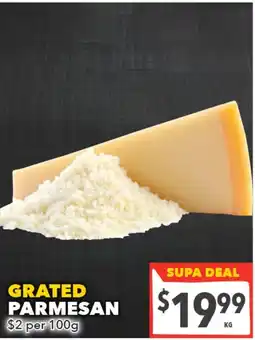 Supa Valu Grated Parmesan offer