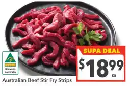 Supa Valu Australian Beef Stir Fry Strips offer
