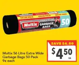 Supa Valu Multix Garbage Bags offer