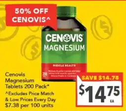 Supa Valu Cenovis Magnesium Tablets offer