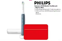 The Good Guys Philips Sonicare 4100 Electric Toothbrush - Marine Blue offer
