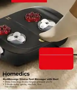 The Good Guys Homedics ModMassage Shiatsu Foot Massager with Heat offer