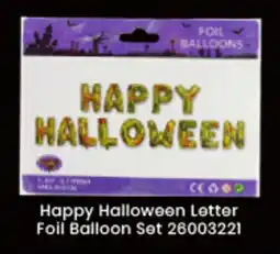 Toymate Happy Halloween Letter Foil Balloon Set offer