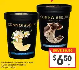 Supa Valu Connoisseur Gourmet Ice Cream offer
