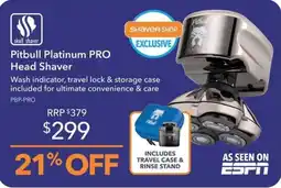 Shaver Shop Pitbull Platinum PRO Head Shaver offer