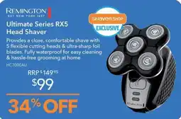 Shaver Shop Remington Ultimate Series RX5 Head Shaver offer