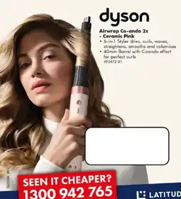 The Good Guys dyson Airwrap Co-anda 2x - Ceramic Pink offer