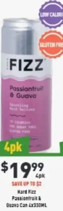 Hard Fizz Passionfruit & Guava Can
