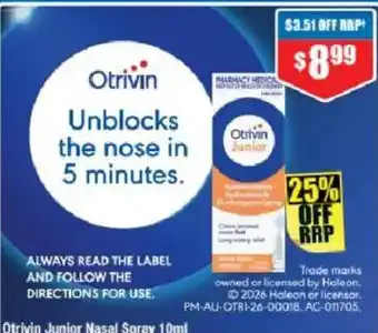 Otrivin Junior Nasal Spray
