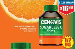Chemist Warehouse Cenovis Sugarless C offer