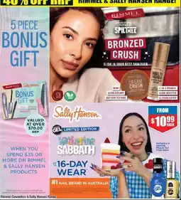 Chemist Warehouse Rimmel Bronzed Crush offer