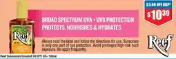 Chemist Warehouse Reef Sunscreen Coconut Oil SPF 50+ offer