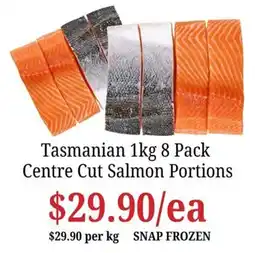 Farmer Jack's Tasmanian Centre Cut Salmon Portions offer