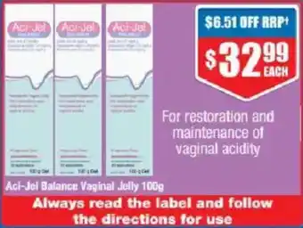 Aci-Jel Balance Vaginal Jelly