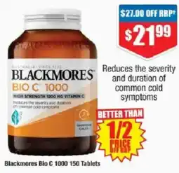 Chemist Warehouse Blackmores Bio C 1000 offer