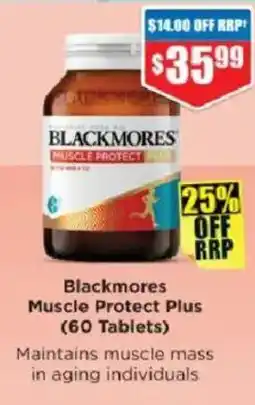 Chemist Warehouse Blackmores Muscle Protect Plus offer