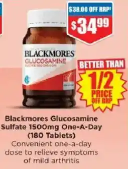 Chemist Warehouse Blackmores Glucosamine Sulfate 1500mg One-A-Day offer