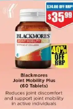 Chemist Warehouse Blackmores Joint Mobility Plus offer