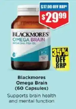 Chemist Warehouse Blackmores Omega Brain offer