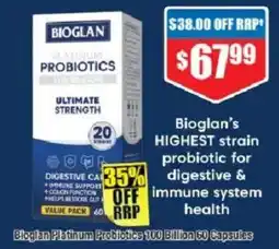 Chemist Warehouse Bioglan Platinum Probiotics offer