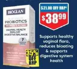 Chemist Warehouse Bioglan Platinum Probiotics Women's Flora offer