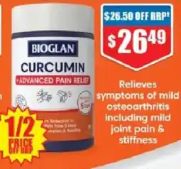 Chemist Warehouse Bioglan Curcumin offer