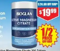 Chemist Warehouse Bioglan Active Magnesium Citrate offer